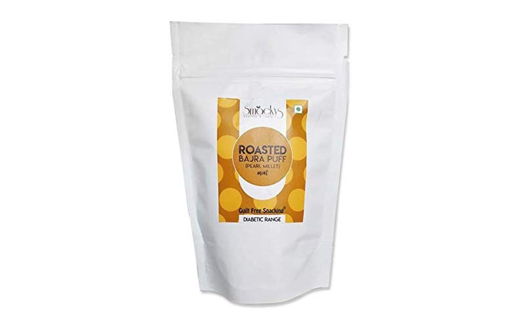 Smackys Roasted Bajra Puff (Pearl Millet)   Pack  127 grams